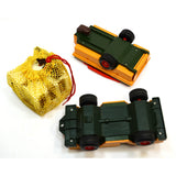 Vintage FISHER-PRICE 'ADVENTURE PEOPLE' Partial SAFARI #304 Jeep CAMPER Animals!