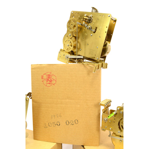 Lot of 3! HAMILTON CLOCK COMPANY MOVEMENTS No.'s 1050-020, 351=030 & 351-030 A