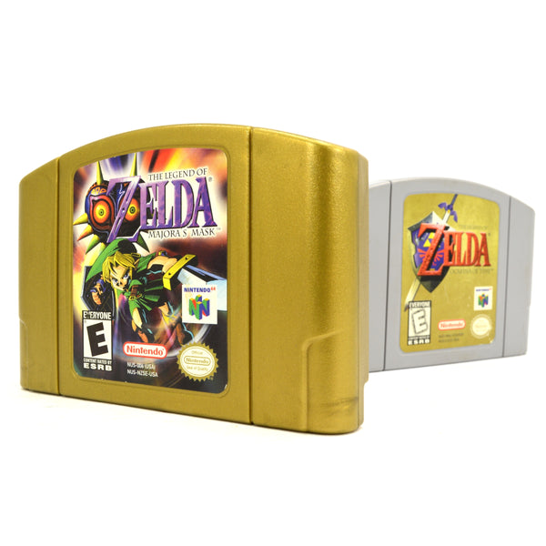 Nintendo N64 Lot of 2 ZELDA GAMES! Cartridges Only MAJORA'S MASK Ocarina of Time
