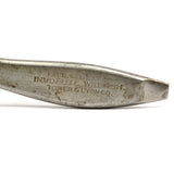 Antique "INVOLUTE" ALLIGATOR WRENCH-SCREWDRIVER COMBO TOOL by TOWER & LYON CO.