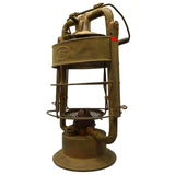 Antique DIETZ KING FIRE DEPT. LANTERN (No Globe) ALL BRASS c.1907 INSANE PATINA!