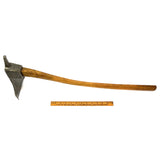 Antique LIPPED SHIPWRIGHTS ADZE Pole/Foot "L.& I.J. WHITE" Partial Logo PIN ADZ!