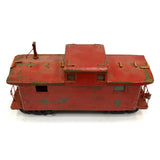 VTG/Antique WALTHERS No. 201 RED CABOOSE Wood & Metal O-GAUGE TRAIN Make Offers!