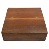 Antique COUNTRY GENERAL STORE DISPLAY Wooden Box CLAPP & BAILEY'S REMNANTS c19th