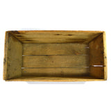 Vintage "FORTY FATHOM BRAND" FISH CRATE Wood Box by BAY STATE FISHING CO. Boston