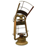 Antique DIETZ KING FIRE DEPT. LANTERN (No Globe) ALL BRASS c.1907 INSANE PATINA!