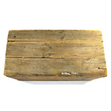 Vintage "FORTY FATHOM BRAND" FISH CRATE Wood Box by BAY STATE FISHING CO. Boston