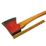 Vintage TRUE TEMPER "KELLY WOODSLASHER" AXE Jersey Pattern ORIG. HICKORY HANDLE!