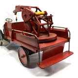 Antique BUDDY L "WRECKING TRUCK" No. 209 Pressed Steel TOW TRUCK Rare Wrecker!!