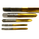 Briefly Used UNION BUTTERFIELD TAP Lot; 9 UB TAPS 1/8 1/4 3/8 1/2 5/8 3/4 7/8 1"