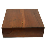 Antique COUNTRY GENERAL STORE DISPLAY Wooden Box CLAPP & BAILEY'S REMNANTS c19th