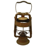 Antique DIETZ KING FIRE DEPT. LANTERN (No Globe) ALL BRASS c.1907 INSANE PATINA!