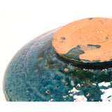 Ancient PERSIAN GLAZED POTTERY PLATE 6-13/16" Turkish TURQUOISE DISH c.12th-14th