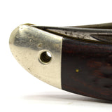 Vintage CASE XX #6265SAB HUNTER KNIFE w/ LANYARD HOLE Jigged Laminate 1964 RARE!