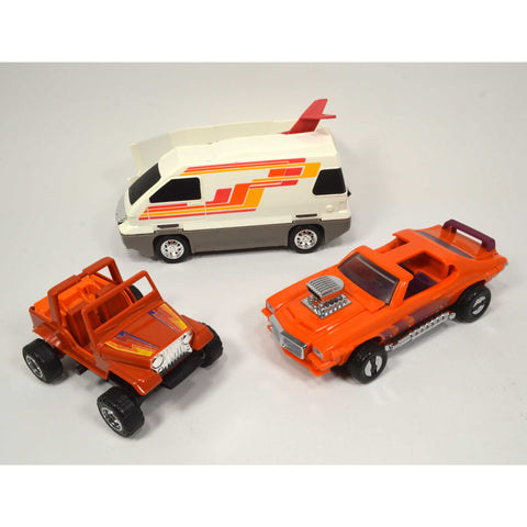 Vintage KENNER M.A.S.K. (MASK) Lot of 3 SLINGSHOT, GATOR & STINGER Near Complete