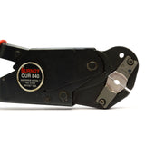 Briefly Used BURNDY OUR840 HYTOOL Ratchet CRIMPING TOOL in Case w/ (3) DIE SETS!