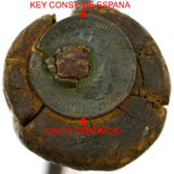 Antique FORGED IRON CUTTER-CHOPPER TOOL Axe-HATCHET-Knife-FROE? Tobacco SHINGLE?