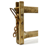 Antique COW MILKING STANCHION 49" Livestock/Cattle RUSTIC WALL DECOR Repurpose?!