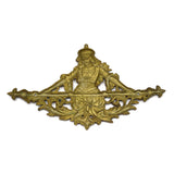 Vintage BRASS FIGURAL WOMAN WALL DECOR 18" Salvaged/Broken Coat Rack REPURPOSE?!