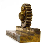 Vintage US MARINES "MACHINERY REPAIRMAN SCHOOL" Brass Award + EAGLE-GLOBE INSERT