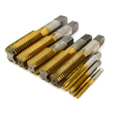 Briefly Used UNION BUTTERFIELD TAP Lot; 9 UB TAPS 1/8 1/4 3/8 1/2 5/8 3/4 7/8 1"