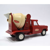 Vintage MINI TONKA TRUCK CEMENT MIXER Red No. 77 c.1960 PRESSED STEEL Nice One!