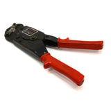 Briefly Used BURNDY OUR840 HYTOOL Ratchet CRIMPING TOOL in Case w/ (3) DIE SETS!