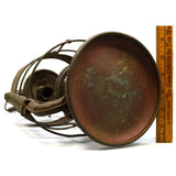 Antique DIETZ KING FIRE DEPT. LANTERN (No Globe) ALL BRASS c.1907 INSANE PATINA!