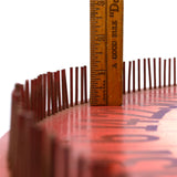 Vintage FOLK ART CARNIVAL GAME WHEEL 29" Gambling CASINO Gaming 0-40 BIRD MOTIF