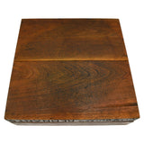 Antique COUNTRY GENERAL STORE DISPLAY Wooden Box CLAPP & BAILEY'S REMNANTS c19th