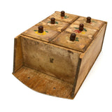 Vintage SMALL SEWING CABINET Wood APOTHECARY/SPICE RACK 6 Drawers MADE IN JAPAN