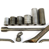 Vintage PLUMB/PLOMB OFFSET, RATCHET & SOCKET WRENCH Lot; 15 Mixed Drive Wrenches