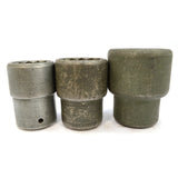 Vintage PLVMB-PLOMB 1" DRIVE 12-PT SOCKET Lot of 3 SAE SOCKETS 2-1/4 1-7/8 1-5/8