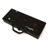 Briefly Used BURNDY OUR840 HYTOOL Ratchet CRIMPING TOOL in Case w/ (3) DIE SETS!