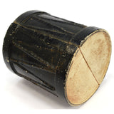 Vintage CAST IRON BANK by KENCO PRODUCTS 4" Barrel-Shaped MARKED "US" Black RARE