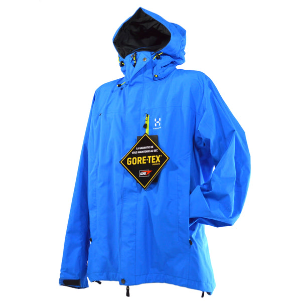 New w/ Tags! HAGLOFS "VANDRA III" JACKET #602755 Gale Blue GORE-TEX Size: LARGE