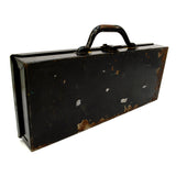 Briefly Used BURNDY OUR840 HYTOOL Ratchet CRIMPING TOOL in Case w/ (3) DIE SETS!