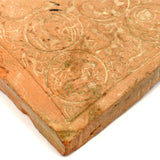 Ancient PRIMITIVE STORY TILE Carved OLD POTTERY PLAQUE Pre-Columbian/Near East?