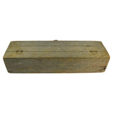 Antique HOMEMADE SAW TOOL BOX Carpenter's Chest + BONUS YALE PADLOCK Old Paint!