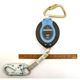 Briefly Used FALLTECH DURATECH 10 Foot SELF-RETRACTING FALL LIMITER w/ Carabiner