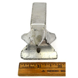 Vintage MINIATURE ANVIL 16 oz. Solid Steel OLD SILVER PAINT Jeweler WATCHMAKER +