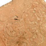 Ancient PRIMITIVE STORY TILE Carved OLD POTTERY PLAQUE Pre-Columbian/Near East?