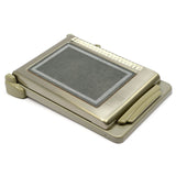 New Old Stock BATES "CAVALIER" LIST FINDER Complete in Box PATENT PENDING Silver