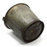 VTG/Antique GALVANIZED BUCKET-PAIL Embossed "N.J. ENG. & SUPPLY CO." Passaic, NJ