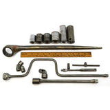 Vintage PLUMB/PLOMB OFFSET, RATCHET & SOCKET WRENCH Lot; 15 Mixed Drive Wrenches