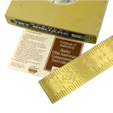 Excellent! STANLEY "EAGLE" TRY SQUARE #93-507 150th Anniversary IN BOX + Papers!