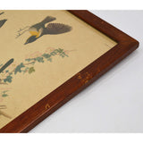 Antique "JOHN J. AUDUBON" LITHO PRINT 16x19 Framed "YELLOW-BREASTED CHAT" No. 28