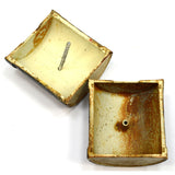 Vintage CAST IRON BANK by KENCO PRODUCTS 4" Barrel-Shaped MARKED "US" Black RARE