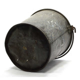 VTG/Antique GALVANIZED BUCKET-PAIL Embossed "N.J. ENG. & SUPPLY CO." Passaic, NJ