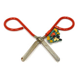 Vintage "MICKEY MOUSE CUT-OUT SCISSORS" Walt Disney, 1937 on ORIGINAL CARD-BACK!